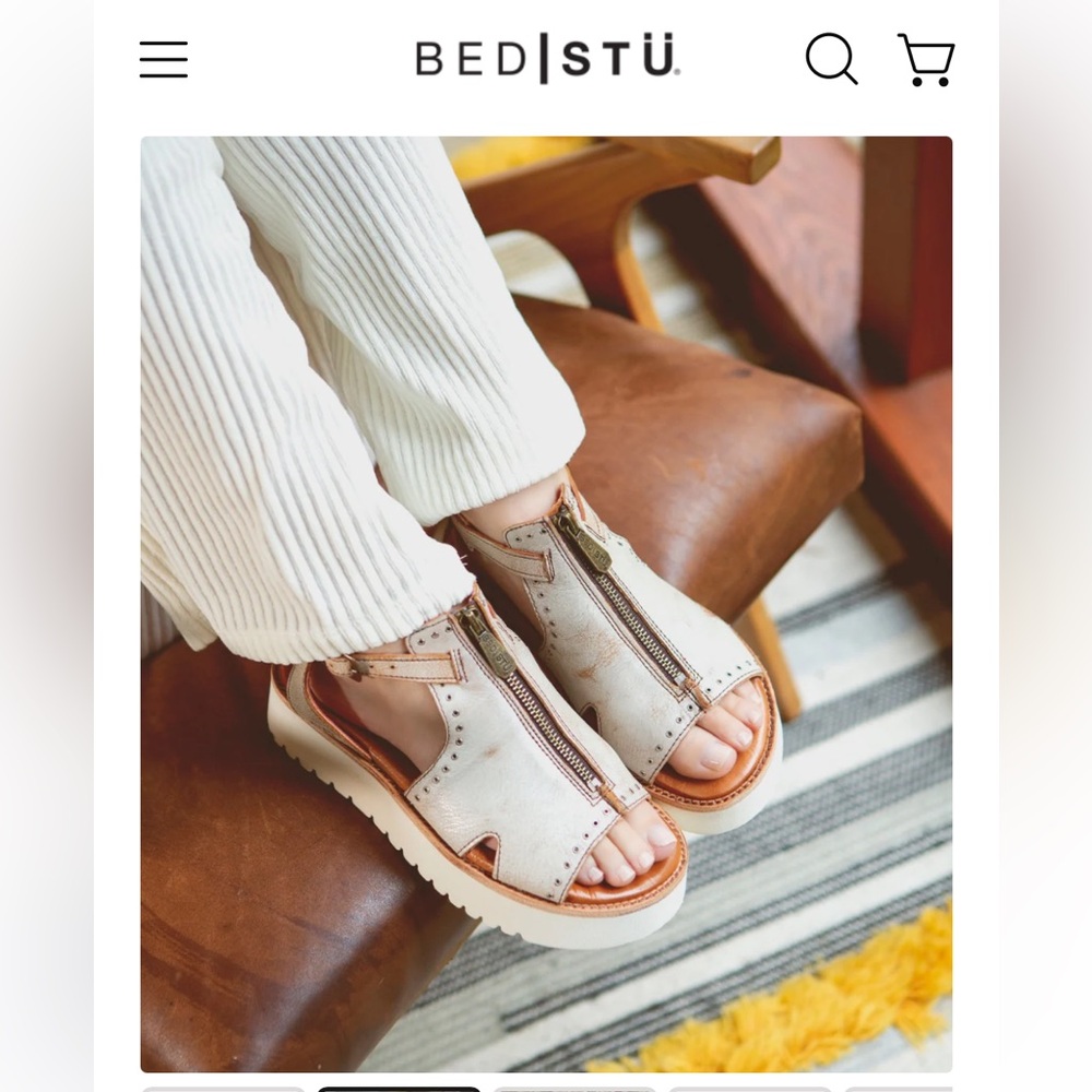 Bed Stu Clancy platform Sandals NWT